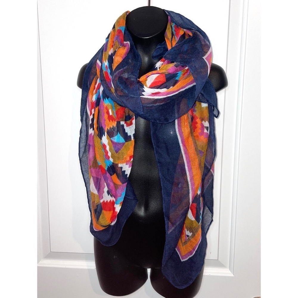 Aztec print scarf